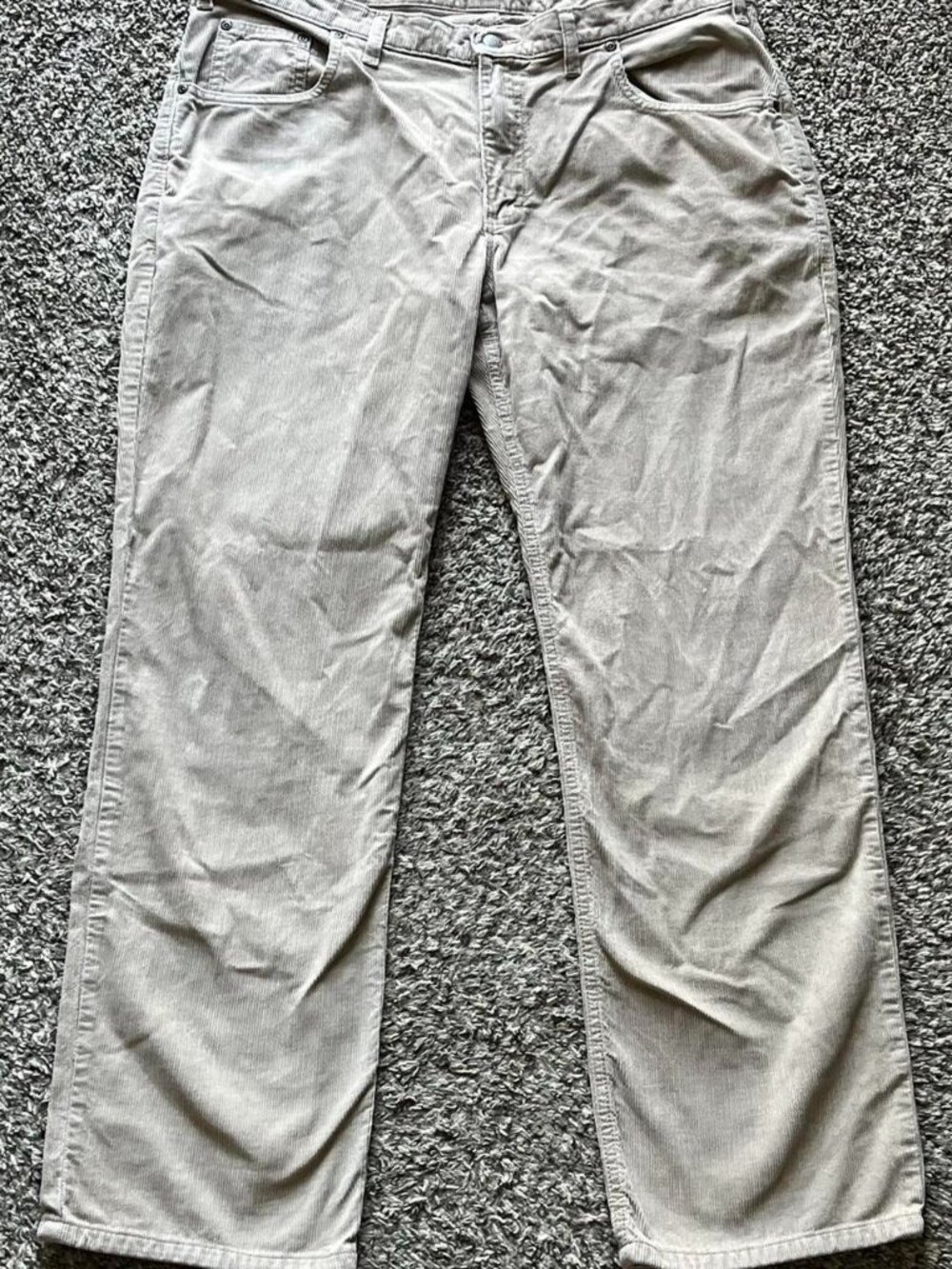 Bills Khakis Classic Fit Tan Corduroy Pants Mens 36x32 Dadcore Normcore Office